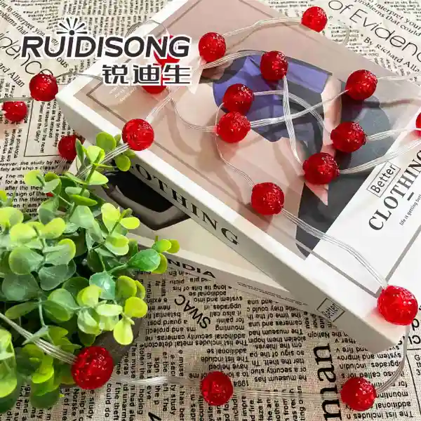 Red Pineapple String Light (1)