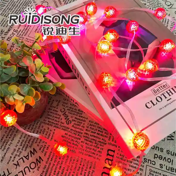 Red Pineapple String Light (4)