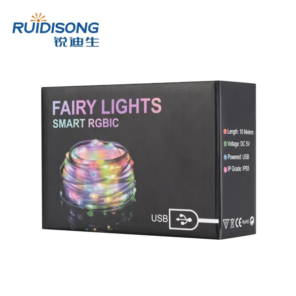 outdoor coloured string lights (10)