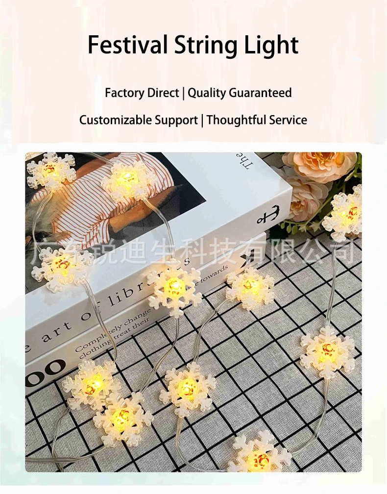 Christmas Snowflake led strip lights (1)