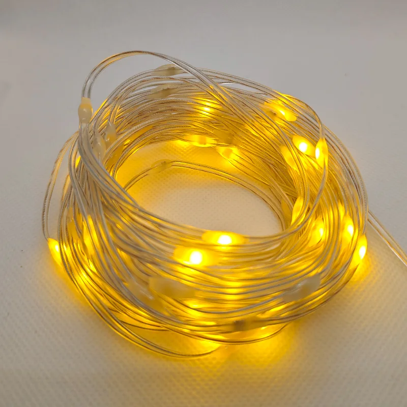 gold outdoor string lights