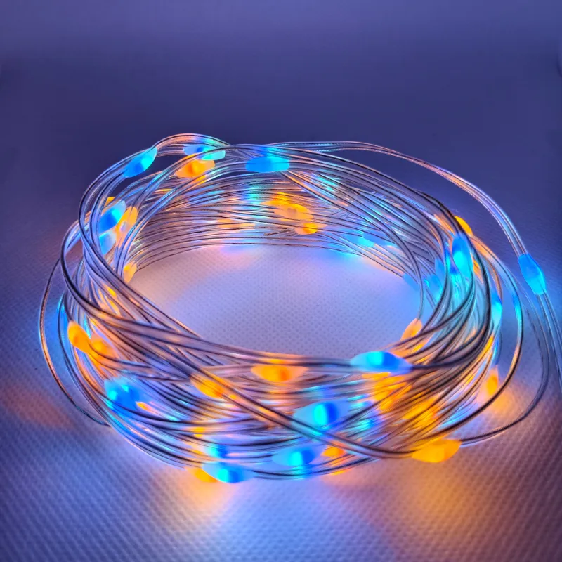 single outdoor string lights